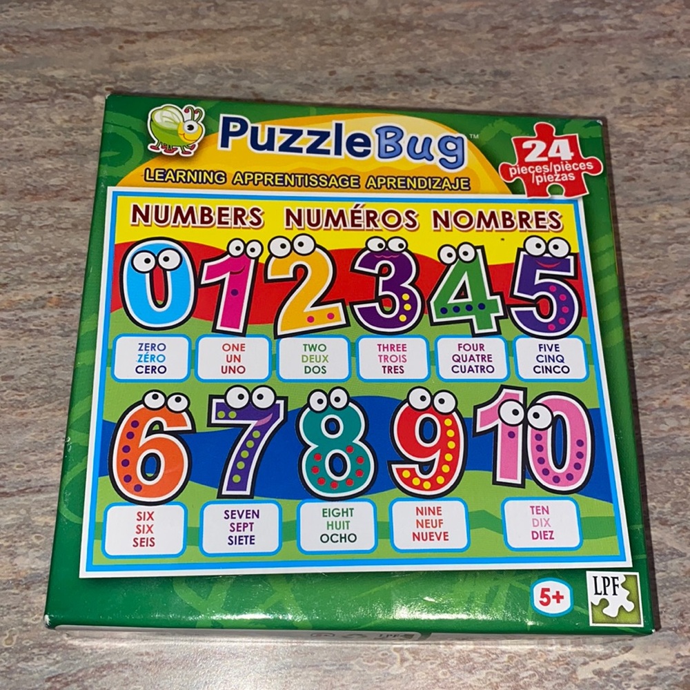 NEW Multilingual Number Puzzle